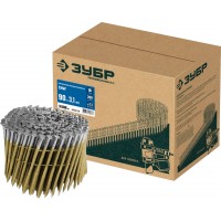 Гвозди барабанные CNW 90 x 3.1 мм, рифленые, 3600 шт ЗУБР 305382-90