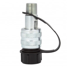 Быстроразъёмное соединение гидравлическое; 700 бар; 3/8; розетка, наружная резьба, ТЕХРИМ, БРС7-38М