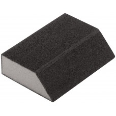 Губка шлифовальная угловая, алюминий-оксидная, 100х70х25 мм, средняя жесткость Р 240 (38377)