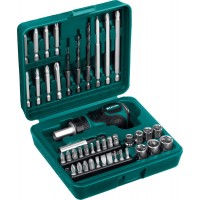 Отвертка реверсивная с насадками, 43 предм. Kompakt-43 KRAFTOOL 25556-H43