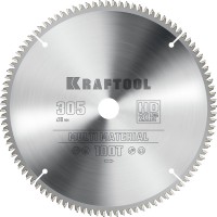 Пильный диск по алюминию Multi Material, 305 х 30 мм, 100Т KRAFTOOL 36953-305-30
