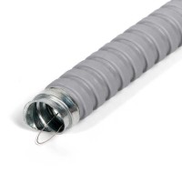 Металлорукав МРПИнг 20 (сер) с протяжкой (Fortisflex) (88309)