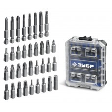 Набор бит система стыковки Z-БОКС 35 предметов ЗУБР Профи Профессионал 26394-H35