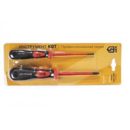 Набор диэлектрических отверток Слим НИО-3302 (КВТ) 78351