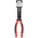 Плоскогубцы комбинированные Стандарт красно-черные пластиковые ручки, полированная сталь 200 мм (48200)