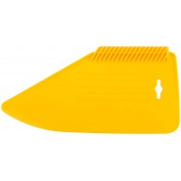 Шпатель прижимной, для разглаживания обоев, пластиковый, желтый 280 мм (06900)