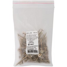 Шурупы желтопассированные, универсальные 3,5 х 45 100 шт Фасовка (21245-0)