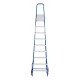 Стремянка, 9 ступеней, стальной профиль, алюминиевые ступени Сибртех (97959)