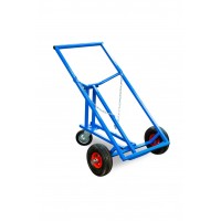 Тележка для металлических бочек TOR КБ-2 (250 пневмо+160 поворотное) (1023594)
