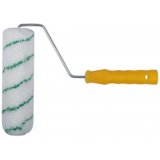Валик полиакриловый, белый с зеленой полоской, диам. 40/74 мм; ворс 16,8 мм, 230 мм (01874)