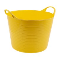 Ведро гибкое сверхпрочное, 40 л, желтое, Сибртех (67507)