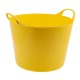 Ведро гибкое сверхпрочное, 40 л, желтое, Сибртех (67507)