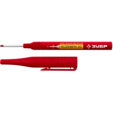 Перманентный маркер для отверстий Колибри-30 красный, наконечник L 30 мм, 2.8 мм ЗУБР 06338-3