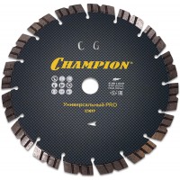 Диск алмазный CHAMPION универсальный PRO 230/22,23/12 Marathon (бетон,гранит, ж/б,тверд. кирпич) (C1617)