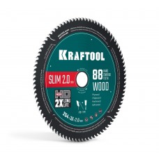 Диск пильный по дереву Slim wood cut, 254 х 30 x 2.0 мм, 88Т KRAFTOOL 36955-254-30-88
