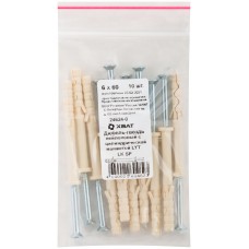 Дюбель-гвоздь нейлоновый с цилиндрической манжетой LYT LK SP 6 х 60, 10 шт (Фасовка) (24624-0)