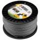 Леска для триммера двухкомпонентная витой квадрат, 3,0мм х 163м, на DIN катушке EXTRA CORD Denzel (96825)