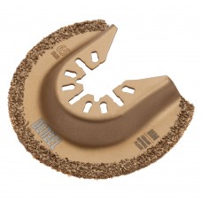 Насадка для МФИ режущая полукруг, HM, по плитке, 63 мм Denzel (782325)