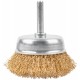 Щетка для дрели, тип Чашка, латун. витая проволока 0,3 мм, 65 мм, блистер, CUTOP Profi (82-911)