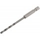 Сверло HSS по металлу,полированное, U-хвостовик под биту, инд.упаковка 3,2 мм (34032)