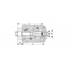 Анкерный болт 16?110 мм, 1 шт ЗУБР 4-302316-16-110