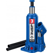 Домкрат гидравлический бутылочный 3 т 192-374 мм Профессионал ЗУБР 43060-3