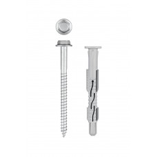 Дюбель фасадный ФД-Ц 10 x 100 мм, нейлон/цинк, 50 шт ЗУБР 301455-100