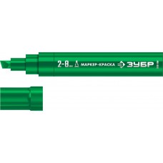 Маркер-краска клиновидный МК-800 зеленый, 2-8 мм ЗУБР 06327-4
