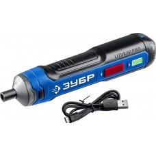 Отвертка аккумуляторная ZUBR GO 4 Vmax ЗУБР Профессионал PSD-4