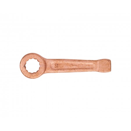 Ключ накидной односторонний ударный 22 мм омеднение