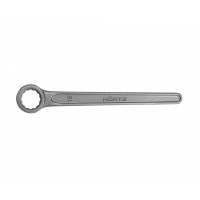 Ключ накидной односторонний 15 мм прямой длинная ручка HORTZ