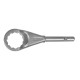 Ключ накидной односторонний 105 мм усиленный HORTZ