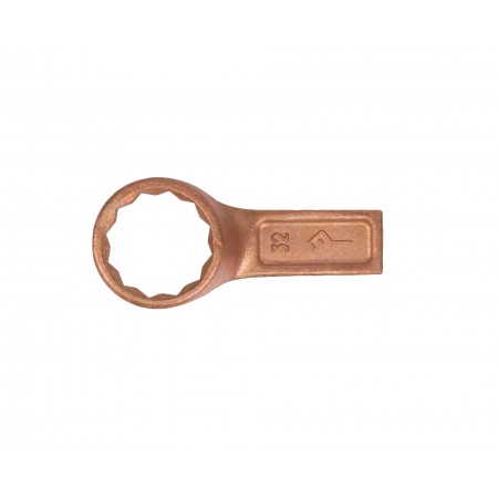 Ключ накидной односторонний 32 мм омеднение