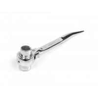 Ключ коликовый торцевой трещоточный 17х19 хром HORTZ