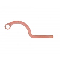 Ключ накидной серповидный 22 мм омеднение