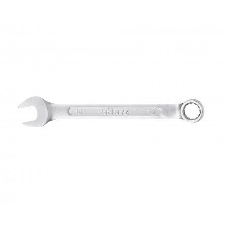 Ключ гаечный комбинированный 10х10 мм сатин финиш HORTZ
