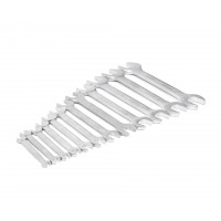 Набор ключей гаечных (рожковых) двусторонних 12 шт. (6-32) хромирование HORTZ