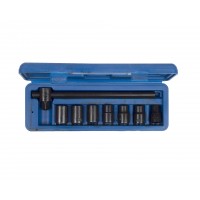 Набор головок торцевых, шестигранные, N1 оксидирование 10-19 мм SITOMO