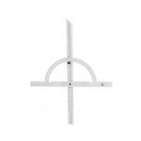 Угломер нониусный 10-170° (250x500мм 1°) регулир.рейка