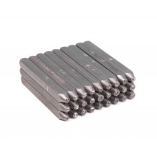 Клейма ударные буквенные № 3 латиница стальные SITOMO