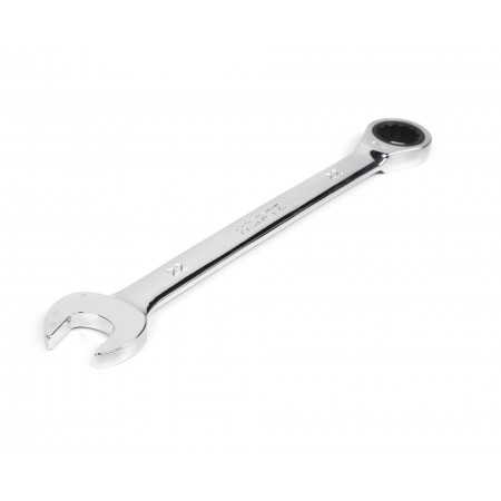 Ключ комбинированный трещоточный 22х22 мм хромирование HORTZ