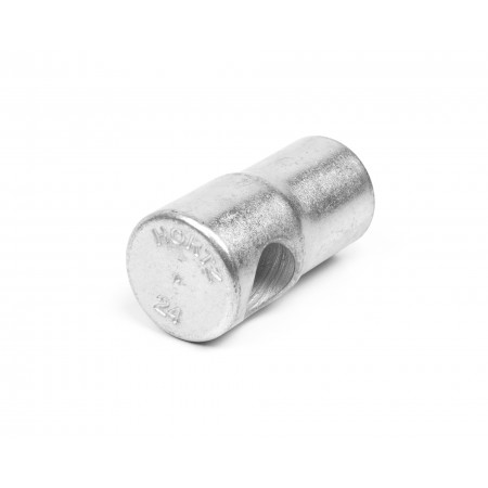 Головка торцевая высокая 24 мм (под вороток) хром шестигранная HORTZ