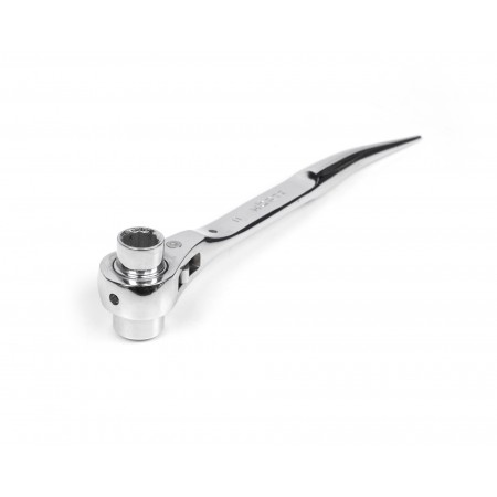 Ключ коликовый торцевой трещоточный 11х13 хром HORTZ