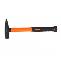 Молоток слесарный 0.5 (кг) квадратный боек с фиберглассовой обрезиненной рукояткой HORTZ