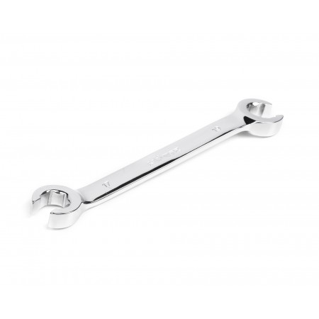 Ключ накидной разрезной двусторонний 17х19 мм хромирование HORTZ