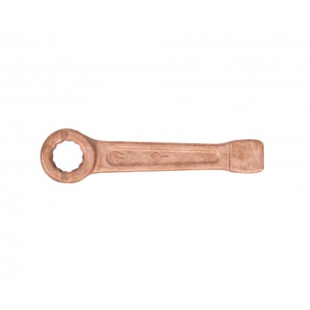 Ключ накидной односторонний ударный 17 мм омеднение