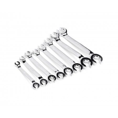 Набор ключей накидных разрезных двусторонних 8 (8-23) хром HORTZ