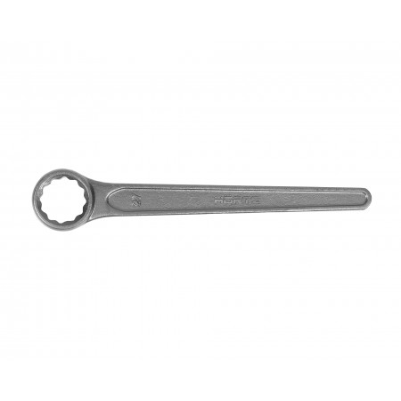 Ключ накидной односторонний 27 мм прямой длинная ручка HORTZ