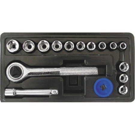 Набор торцевых головок 17 шт. 1/4