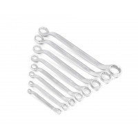 Набор ключей накидных двусторонних 8 шт. (6-24) сатин финиш HORTZ